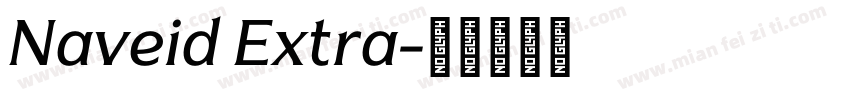 Naveid Extra字体转换